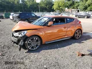 2016 Hyundai Veloster Turbo with VIN KMHTC6AE5GU285360, listed as a Copart auction lot 70428515 with Not provided miles and Salvage title. Bid and sale history available at DreamBid. Image 1.