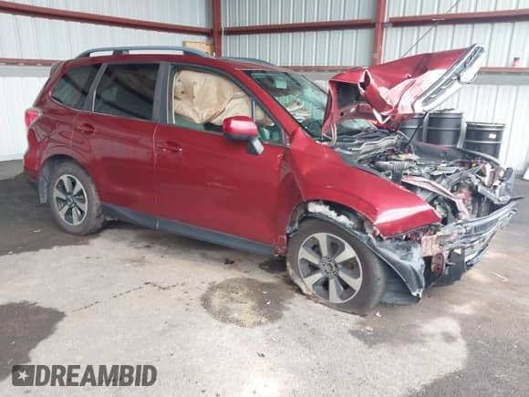 2017 Subaru Forester Limited with VIN JF2SJAJCXHH436406, listed as a IAAI auction lot 43317682 with 188,557 mi miles and . Bid and sale history available at DreamBid. Image 1.