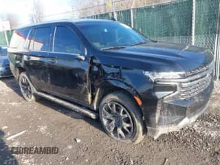 2023 Chevrolet Tahoe Premier z VIN 1GNSKSKD6PR278686, wystawiony jako IAAI lot #41684689 z przebiegiem 41 647 mil mil oraz . Historia ofert i sprzedaży dostępna na DreamBid. Obrazek 1.