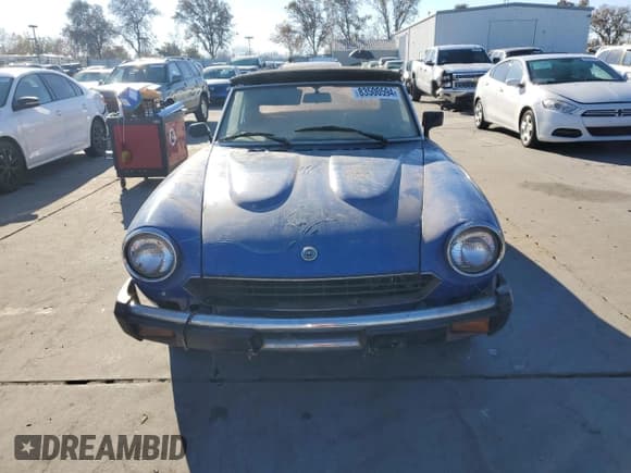 ✅ 1980 FIAT 124 Spider • VIN: 124CS000167758 • Lot: 83500594. Listed on Copart with 35,399 mi. Free auction sales archive from the USA and detailed vehicle history report at DreamBid. Image 5.