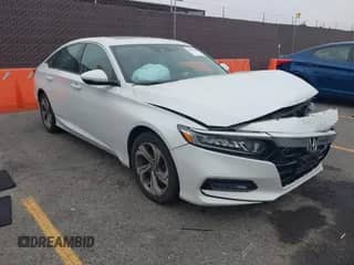 2019 Honda Accord EX-L с VIN 1HGCV2F54KA020151, выставлен на аукционе IAAI как лот 43390558 с пробегом 64 783 миль миль и . История ставок и продаж доступна на DreamBid. Изображение 1.