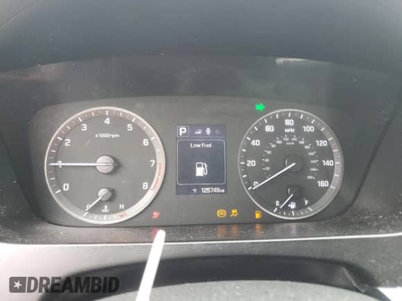 2015 Hyundai Sonata SE z VIN 5NPE24AF6FH063058, wystawiony jako Copart lot #65629905 z przebiegiem 125 749 mil mil oraz Szkoda całkowita • Salvage title. Historia ofert i sprzedaży dostępna na DreamBid. Obrazek 9.