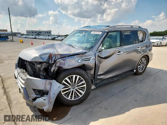 ✅ 2022 Nissan Armada SL • VIN: JN8AY2BD7N9676879 • Лот: 69816145. Опубликован ранее на Copart с пробегом 67 507 миль. Бесплатный доступ к архиву аукционных продаж из США и подробный отчёт об истории автомобиля на DreamBid. Изображение 1.