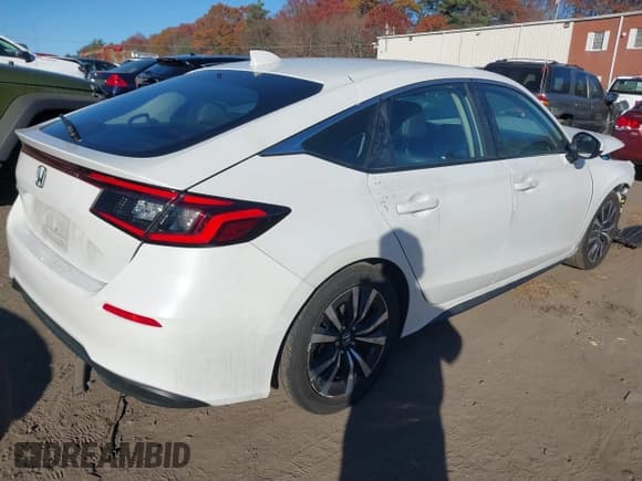 ✅ 2023 Honda Civic EX-L • VIN: 19XFL1H75PE015183 • Lot: 40850194. Listed on IAAI with 47,670 mi. Free auction sales archive from the USA and detailed vehicle history report at DreamBid. Image 4.