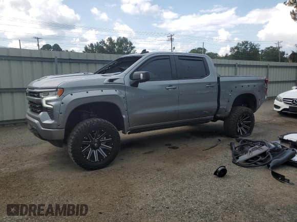 ✅ 2023 Chevrolet Silverado 1500 RST • VIN: 1GCUDEEL4PZ308431 • Лот: 69362165. Опубликован ранее на Copart с пробегом 53 835 миль. Бесплатный доступ к архиву аукционных продаж из США и подробный отчёт об истории автомобиля на DreamBid. Изображение 1.