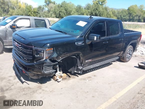 ✅ 2025 GMC Sierra 1500 AT4 • VIN: 3GTUUEE84SG281302 • Lot: 43138725. Listed on IAAI with 2,491 mi. Free auction sales archive from the USA and detailed vehicle history report at DreamBid. Image 18.
