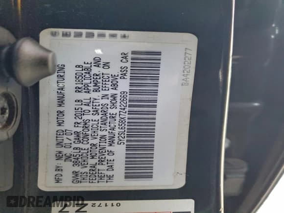 ✅ 2007 Pontiac Vibe • VIN: 5Y2SL658X7Z422669 • Lot: 95839905. Wystawiony na Copart z przebiegiem 85 591 mil. Bezpłatny archiwum sprzedaży aukcyjnych z USA i szczegółowy raport historii pojazdu na DreamBid. Zdjęcie 13.