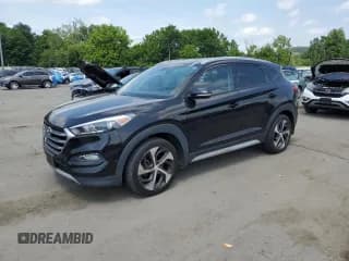 ✅ 2018 Hyundai Tucson Sport • VIN: KM8J3CALXJU724337 • Лот: 65984895. Опубликован ранее на Copart с пробегом 77 680 миль. Бесплатный доступ к архиву аукционных продаж из США и подробный отчёт об истории автомобиля на DreamBid. Изображение 1.
