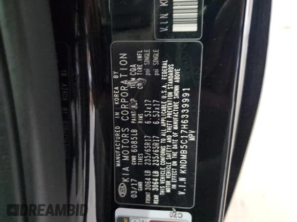 ✅ 2017 Kia Sedona LX • VIN: KNDMB5C17H6339991 • Lot: 86685455. Wystawiony na Copart z przebiegiem 171 986 mil. Bezpłatny archiwum sprzedaży aukcyjnych z USA i szczegółowy raport historii pojazdu na DreamBid. Zdjęcie 13.