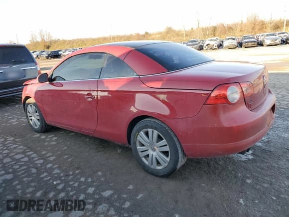 ✅ 2007 Volkswagen Eos • VIN: WVWAA71F37V022794 • Lot: 83050514. Wystawiony na Copart z przebiegiem 175 762 mil. Bezpłatny archiwum sprzedaży aukcyjnych z USA i szczegółowy raport historii pojazdu na DreamBid. Zdjęcie 2.