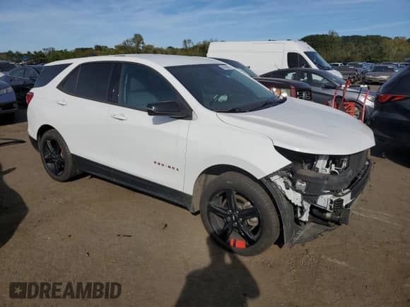 2019 Chevrolet Equinox LT with VIN 2GNAXVEX7K6185684, listed as a Copart auction lot 84585865 with 87,675 mi miles and Salvage title. Bid and sale history available at DreamBid. Image 4.