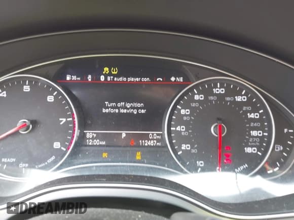 ✅ 2016 Audi A6 Premium Plus • VIN: WAUGFAFC4GN077095 • Lot: 43138843. Listed on IAAI with 112,467 mi. Free auction sales archive from the USA and detailed vehicle history report at DreamBid. Image 7.