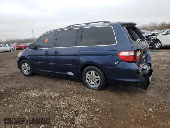✅ 2006 Honda Odyssey EX-L • VIN: 5FNRL38796B079454 • Lot: 92608495. Listed on Copart with Not provided. Free auction sales archive from the USA and detailed vehicle history report at DreamBid. Image 2.