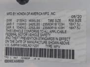 ✅ 2020 Honda CR-V EX • VIN: 5J6RW1H50LA011231 • Lot: 42941173. Listed on IAAI with 91,074 mi. Free auction sales archive from the USA and detailed vehicle history report at DreamBid. Image 9.