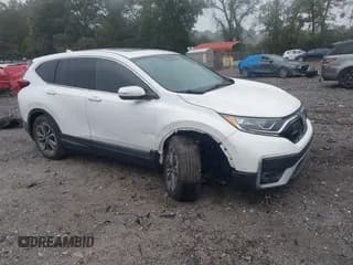 ✅ 2020 Honda CR-V EX-L • VIN: 5J6RW1H88LL012707 • Lot: 43377407. Listed on IAAI with 95,000 mi. Free auction sales archive from the USA and detailed vehicle history report at DreamBid. Image 1.