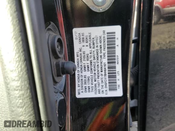 ✅ 2017 Honda Civic EX-L • VIN: 2HGFC1F78HH641921 • Lot: 91629275. Listed on Copart with 81,654 mi. Free auction sales archive from the USA and detailed vehicle history report at DreamBid. Image 12.