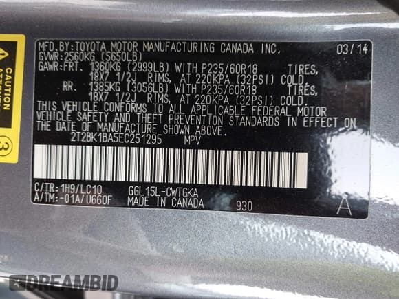 ✅ 2014 Lexus RX 350 • VIN: 2T2BK1BA5EC251295 • Lot: 42685570. Wystawiony na IAAI z przebiegiem 156 068 mil. Bezpłatny archiwum sprzedaży aukcyjnych z USA i szczegółowy raport historii pojazdu na DreamBid. Zdjęcie 9.