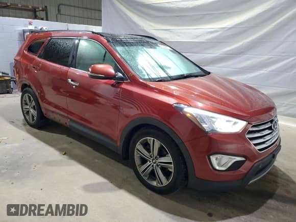 2015 Hyundai Santa Fe Limited with VIN KM8SRDHF4FU102705, listed as a Copart auction lot 91084875 with 183,317 mi miles and Salvage title. Bid and sale history available at DreamBid. Image 4.