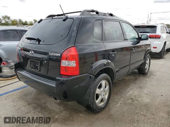 2008 Hyundai Tucson GLS z VIN KM8JM12B58U912894, wystawiony jako Copart lot #75886774 z przebiegiem 100 089 mil mil oraz Szkoda całkowita • Salvage title. Historia ofert i sprzedaży dostępna na DreamBid. Obrazek 3.