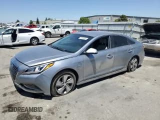 ✅ 2016 Hyundai Sonata • VIN: KMHE14L23GA024624 • Лот: 65855495. Опубликован ранее на Copart с пробегом 121 204 миль. Бесплатный доступ к архиву аукционных продаж из США и подробный отчёт об истории автомобиля на DreamBid. Изображение 1.