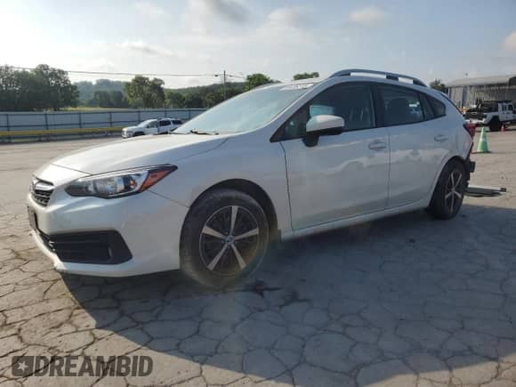 2020 Subaru Impreza Premium with VIN 4S3GTAV65L3705730, listed as a Copart auction lot 64436315 with 81,575 mi miles and Salvage title. Bid and sale history available at DreamBid. Image 1.