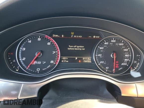 ✅ 2014 Audi RS 7 Prestige • VIN: WUAW2BFC3EN902608 • Лот: 84607895. Опубликован ранее на Copart с пробегом 73 470 миль. Бесплатный доступ к архиву аукционных продаж из США и подробный отчёт об истории автомобиля на DreamBid. Изображение 9.