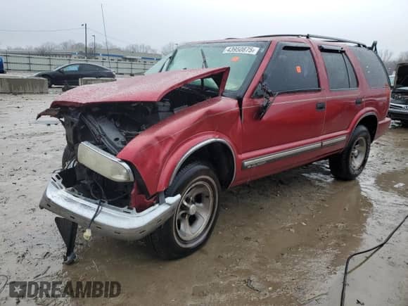 2000 Chevrolet Blazer LS с VIN 1GNCS13W5Y2155227, выставлен на аукционе Copart как лот 43950875 с пробегом 153 365 миль миль и На запчасти • Non repairable. История ставок и продаж доступна на DreamBid. Изображение 1.