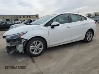 ✅ 2017 Chevrolet Cruze LT • VIN: 1G1BH5SE1H7279283 • Lot: 46670125. Listed on Copart with 74,713 mi. Free auction sales archive from the USA and detailed vehicle history report at DreamBid. Image 1.