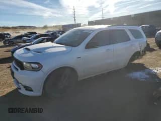2018 Dodge Durango R/T with VIN 1C4SDJCT3JC206082, listed as a Copart auction lot 81727064 with 111,168 mi miles and Salvage title. Bid and sale history available at DreamBid. Image 1.
