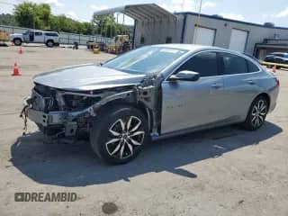 2024 Chevrolet Malibu RS with VIN 1G1ZG5ST8RF247437, listed as a Copart auction lot 68859045 with 7,339 mi miles and Salvage title. Bid and sale history available at DreamBid. Image 1.