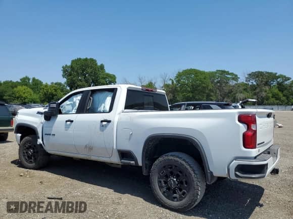 2024 Chevrolet Silverado 2500HD LT с VIN 2GC4YNEY8R1183994, выставлен на аукционе Copart как лот 63417745 с пробегом Не указан миль и Списание • Salvage title. История ставок и продаж доступна на DreamBid. Изображение 2.
