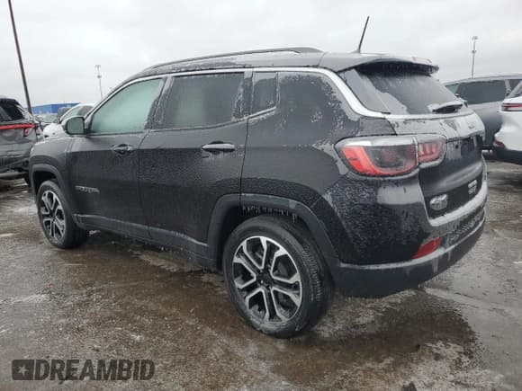 ✅ 2022 Jeep Compass High Altitude • VIN: 3C4NJDCB0NT186172 • Lot: 44269575. Listed on Copart with 16,546 mi. Free auction sales archive from the USA and detailed vehicle history report at DreamBid. Image 2.