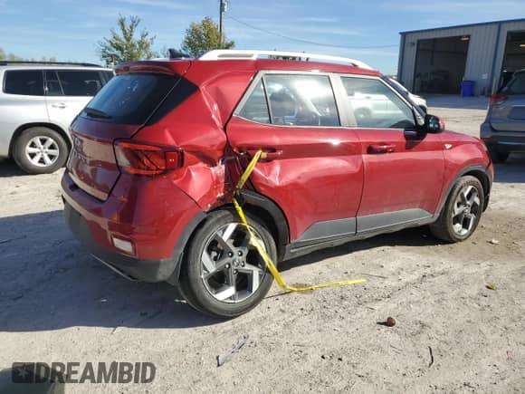 2021 Hyundai Venue SEL с VIN KMHRC8A3XMU106777, выставлен на аукционе Copart как лот 80225464 с пробегом 55 634 миль миль и Списание • Salvage title. История ставок и продаж доступна на DreamBid. Изображение 3.
