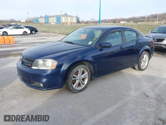✅ 2013 Dodge Avenger SXT • VIN: 1C3CDZCB6DN693317 • Lot: 43908753. Listed on IAAI with 172,043 mi. Free auction sales archive from the USA and detailed vehicle history report at DreamBid. Image 2.