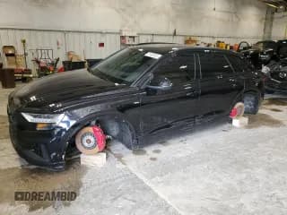 ✅ 2021 Audi Q8 Prestige • VIN: WA1FVAF1XMD012411 • Lot: 61465955. Wystawiony na Copart z przebiegiem 34 894 mil. Bezpłatny archiwum sprzedaży aukcyjnych z USA i szczegółowy raport historii pojazdu na DreamBid. Zdjęcie 1.
