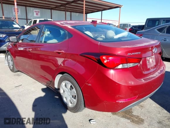 ✅ 2016 Hyundai Elantra SE • VIN: 5NPDH4AE7GH789059 • Lot: 43471544. Wystawiony na IAAI z przebiegiem 187 428 mil. Bezpłatny archiwum sprzedaży aukcyjnych z USA i szczegółowy raport historii pojazdu na DreamBid. Zdjęcie 3.