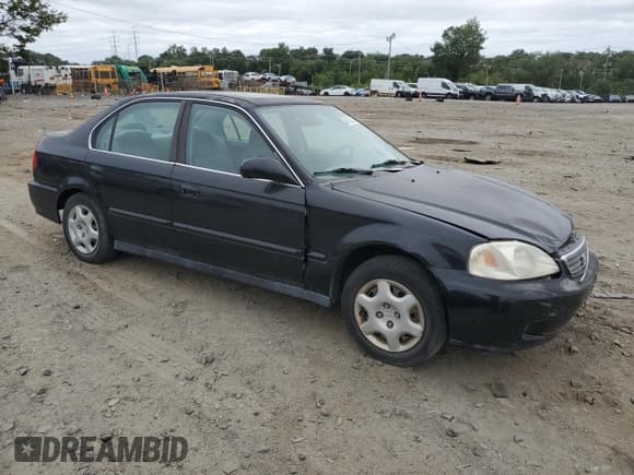 ✅ 2000 Honda Civic EX • VIN: 1HGEJ8649YL053464 • Lot: 68522465. Listed on Copart with 165,383 mi. Free auction sales archive from the USA and detailed vehicle history report at DreamBid. Image 4.