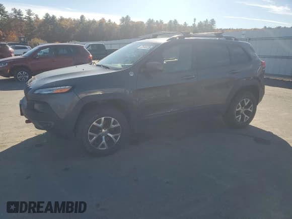 ✅ 2014 Jeep Cherokee Trailhawk • VIN: 1C4PJMBB9EW171898 • Лот: 82630725. Опубликован ранее на Copart с пробегом 146 071 миль. Бесплатный доступ к архиву аукционных продаж из США и подробный отчёт об истории автомобиля на DreamBid. Изображение 1.