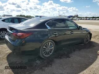 ✅ 2019 Infiniti Q50 Luxe • VIN: JN1EV7AR1KM558130 • Лот: 91132815. Опубликован ранее на Copart с пробегом 86 627 миль. Бесплатный доступ к архиву аукционных продаж из США и подробный отчёт об истории автомобиля на DreamBid. Изображение 3.
