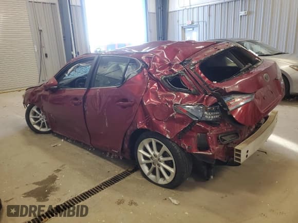 ✅ 2012 Lexus CT 200h • VIN: JTHKD5BH3C2105412 • Лот: 68726235. Опубликован ранее на Copart с пробегом Не указан. Бесплатный доступ к архиву аукционных продаж из США и подробный отчёт об истории автомобиля на DreamBid. Изображение 2.