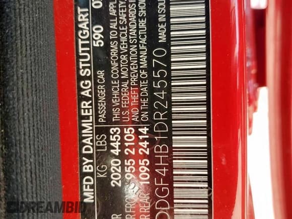 ✅ 2013 Mercedes-Benz C 250 Luxury • VIN: WDDGF4HB1DR245570 • Лот: 84709355. Опубликован ранее на Copart с пробегом 72 134 миль. Бесплатный доступ к архиву аукционных продаж из США и подробный отчёт об истории автомобиля на DreamBid. Изображение 12.