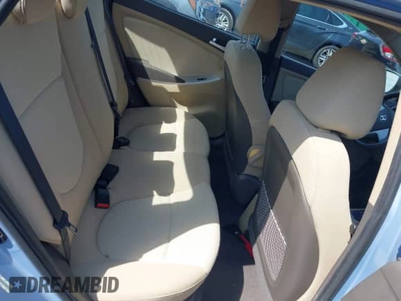 2013 Hyundai Accent GLS with VIN KMHCT4AE2DU582327, listed as a IAAI auction lot 42883778 with 57,420 mi miles and . Bid and sale history available at DreamBid. Image 8.