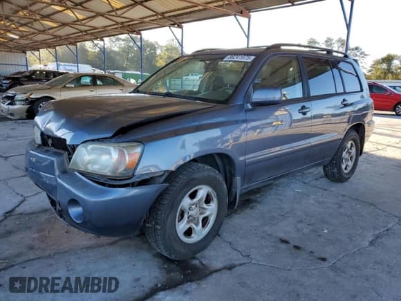 2007 Toyota Highlander with VIN JTEGD21A770156516, listed as a Copart auction lot 86241975 with 158,724 mi miles and Salvage title. Bid and sale history available at DreamBid. Image 1.