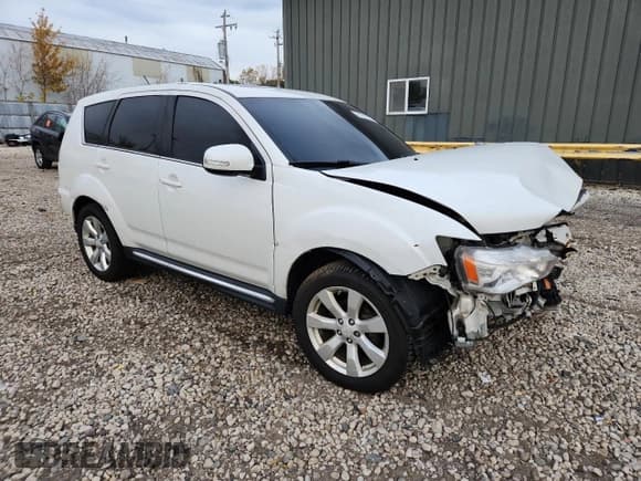 ✅ 2012 Mitsubishi Outlander GT • VIN: JA4JT5AX8CU013624 • Lot: 91744535. Listed on Copart with 161,942 mi. Free auction sales archive from the USA and detailed vehicle history report at DreamBid. Image 4.