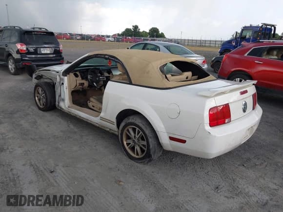 ✅ 2005 Ford Mustang Deluxe • VIN: 1ZVFT84N755253121 • Лот: 42687235. Опубликован ранее на IAAI с пробегом Не указан. Бесплатный доступ к архиву аукционных продаж из США и подробный отчёт об истории автомобиля на DreamBid. Изображение 3.