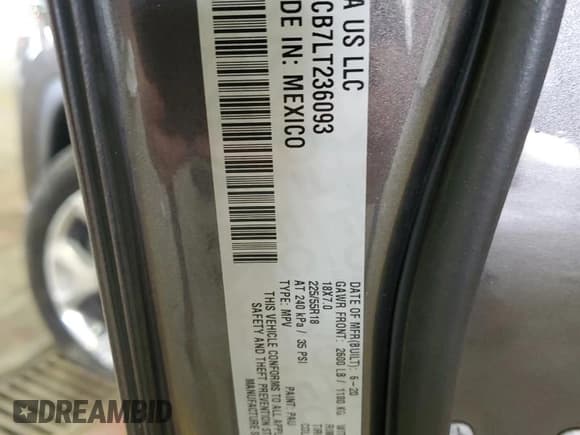 ✅ 2020 Jeep Compass Limited • VIN: 3C4NJDCB7LT236093 • Lot: 54583185. Wystawiony na Copart z przebiegiem 75 324 mil. Bezpłatny archiwum sprzedaży aukcyjnych z USA i szczegółowy raport historii pojazdu na DreamBid. Zdjęcie 13.