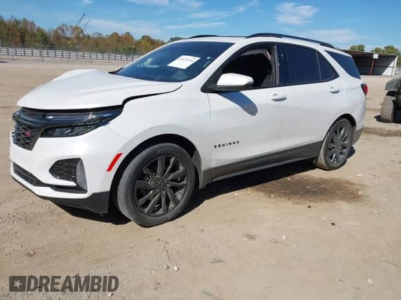 2024 Chevrolet Equinox RS with VIN 3GNAXMEG9RS104688, listed as a IAAI auction lot 43479316 with 36,166 mi miles and . Bid and sale history available at DreamBid. Image 17.