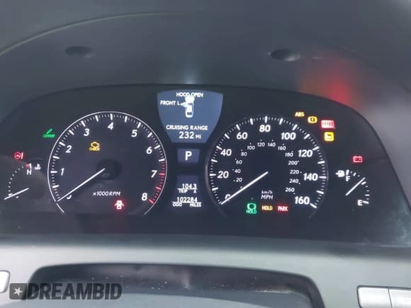 ✅ 2010 Lexus LS 460 • VIN: JTHCL5EF2A5007842 • Лот: 41762378. Опубликован ранее на IAAI с пробегом 102 284 миль. Бесплатный доступ к архиву аукционных продаж из США и подробный отчёт об истории автомобиля на DreamBid. Изображение 7.