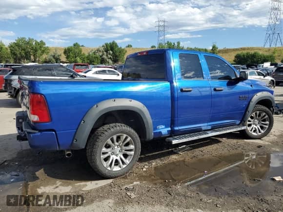 2019 Ram 1500 Express with VIN 1C6RR7FG4KS635635, listed as a Copart auction lot 67610484 with 81,543 mi miles and Salvage title. Bid and sale history available at DreamBid. Image 3.