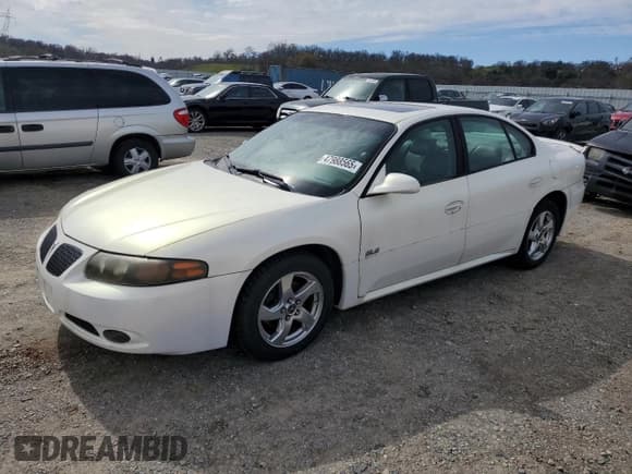 ✅ 2005 Pontiac Bonneville SLE • VIN: 1G2HY52K15U186417 • Лот: 47988565. Опубликован ранее на Copart с пробегом 213 430 миль. Бесплатный доступ к архиву аукционных продаж из США и подробный отчёт об истории автомобиля на DreamBid. Изображение 1.